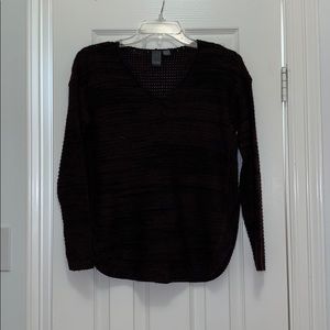 Long sleeve knit sweater